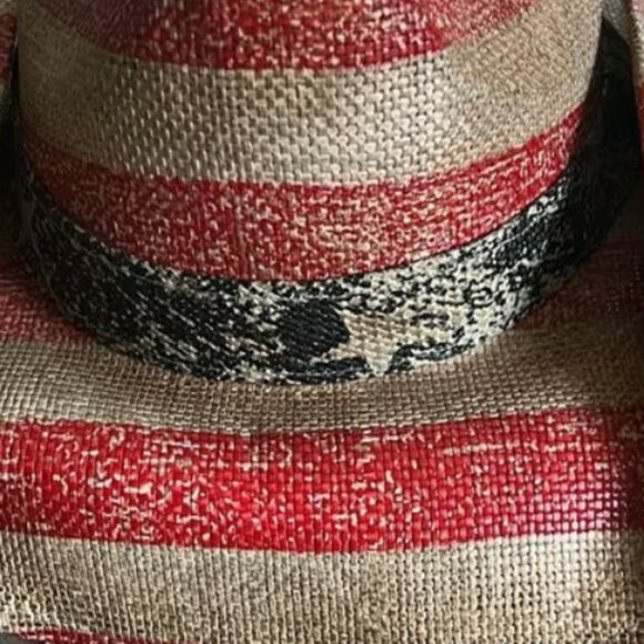 Peter Grimm Americana Cowboy Hat – Distressed Stars & Stripes – One Size main image 8